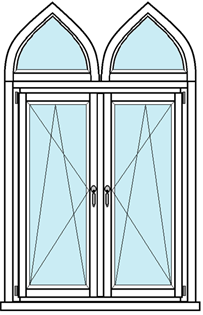 Finestra doppia anta antaribalta