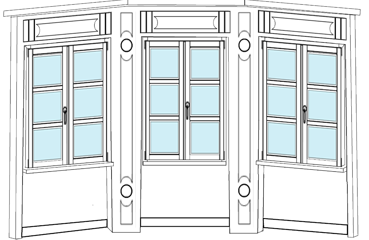 Boiserie modulare legno-alluminio