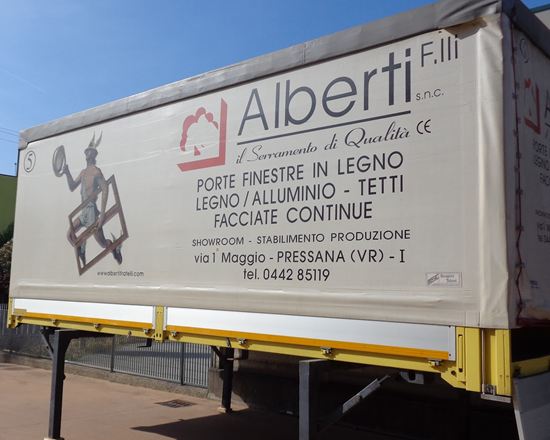 Pannello espositivo Alberti F.lli